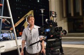 Director Julian Jarrold on the set of THE GIRL | ©2012 HBO/Kelly Walsh