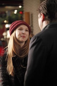 Molly Quinn and Nathan Fillion in CASTLE - Season 5 - "Secret Santa" | ©2012 ABC/Richard Cartwright