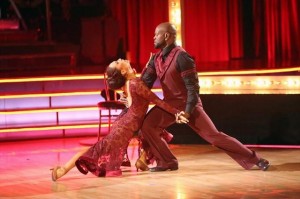 Cheryl Burke and Emmitt Smith perform during Week 9 - Semi-Finals of DANCING WITH THE STARS: ALL-STARS | ©2012 ABC/Adam Taylor