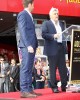 Jay Leno speaks as Hugh Jackman listens at the HUGH JACKMAN Honored with the 2,487th Star on the Hollywood Walk of Fame | ©2012 Sue Schneider