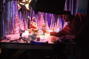 Behind the scenes of the making of the stop-motion IT'S A SPONGEBOB CHRISTMAS | ©2012 Nickelodeon