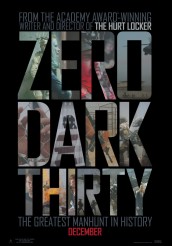 ZERO DARK THIRTY movie poster | ©2012 Sony Pictures