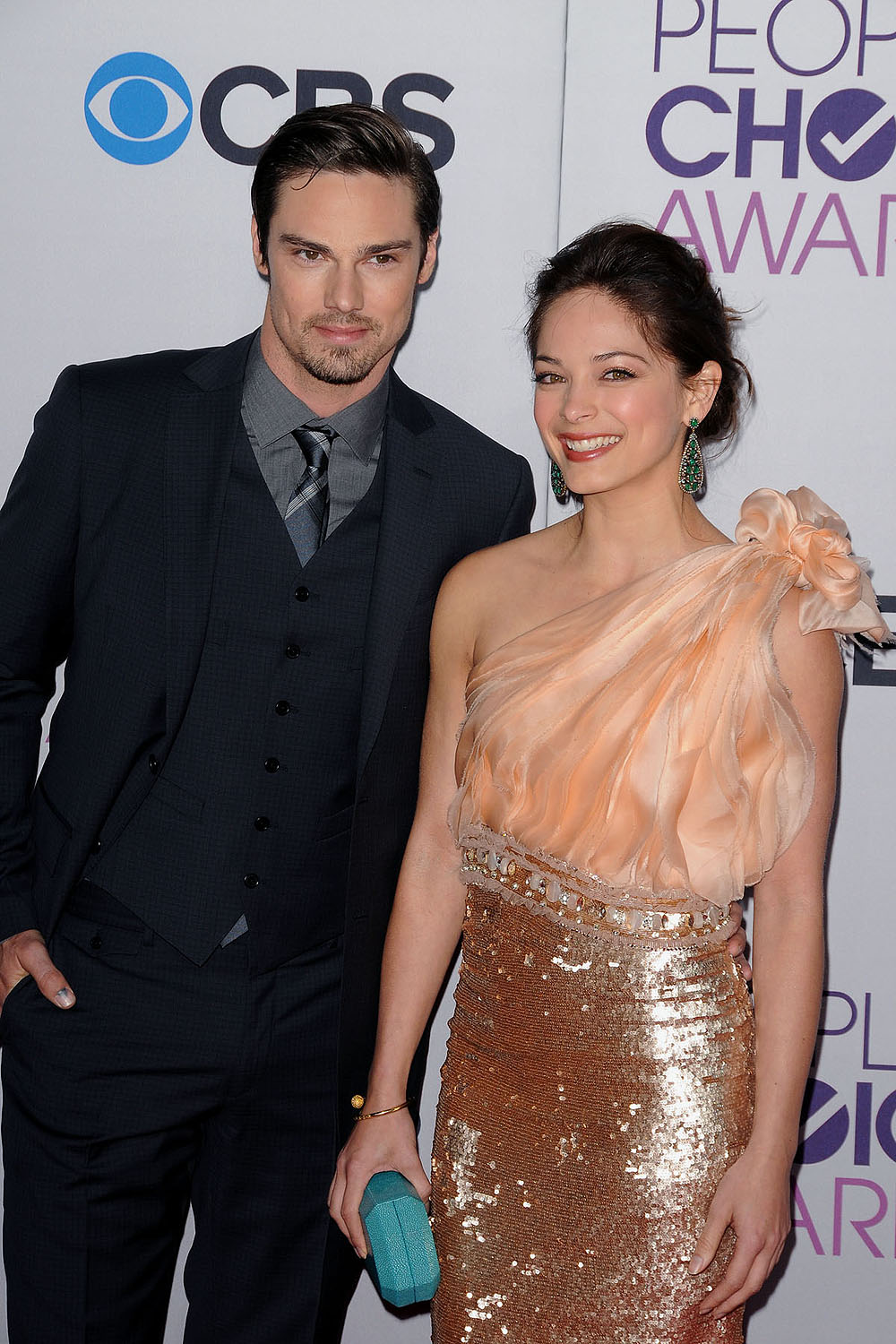 Kristin Kreuk and Jay Ryan at the PEOPLE'S CHOICE AWARDS for Best New ...
