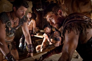 Spartacus ( Liam McIntyre) forms a plan in SPARTACUS: WAR OF THE DAMNED Enemies of Rome | (c) 2013 Starz Entertainment