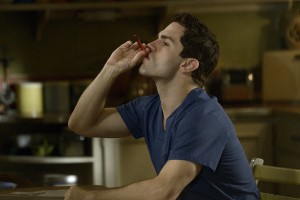 Sam Witwer is Aiden on BEING HUMAN - Season 3 - "What's Blood Got To Do With It" | ©2013 Syfy/Phillippe Bosse