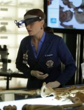 Brennan (Emily Deschanel) is shot while working late at the Jeffersonian lab in the upcoming BONES episode "The Shot in the Dark" | (c) 2013 Jordin Althaus/FOX