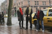 Jennifer Morrison, Robert Carlyle and Jared Gilmore in ONCE UPON A TIME - Season 2 - "Manhattan" | ©2013 ABC/David Gray