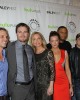 Arrow Cast and Creators: L-R Andrew Kreisberg, Greg Berlanti, Stephen Amell, Susanna Thompson, Katie Cassidy, David Ramsey, Geoff Johns, and Marc Guggenheim at the 30th Annual PaleyFest: The William S. Paley Television Festival presents a night with ARROW | ©2013 Sue Schneider