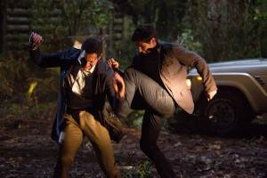 Sasha Roiz and David Giuntoli in GRIMM - Season 2 - "Natural Born Wesen" | ©2013 NBC/Scott Green Sasha Roiz and David Giuntoli in GRIMM - Season 2 - "Natural Born Wesen" | ©2013 NBC/Scott Green
