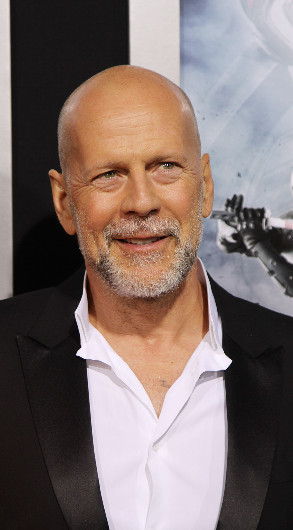 Bruce Willis at the Los Angeles premiere of G.I. JOE RETALIATION ...