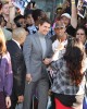 Tom Cruise poses with a fan At the American Premiere of OBLIVION | ©2013 Sue Schneider