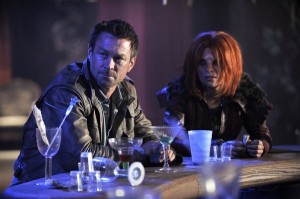 Grant Bowler and Stephanie Leonidas in DEFIANCE - Season 1 | ©2013 Syfy/Ben Mark Holzberg Grant Bowler and Stephanie Leonidas in DEFIANCE - Season 1 | ©2013 Syfy/Ben Mark Holzberg