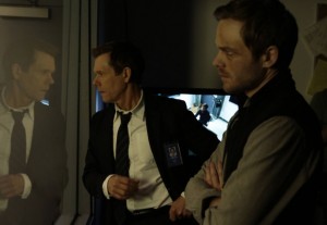 Kevin Bacon and Shawn Ashmore in THE FOLLOWING - Season 1 - "Havenport" | ©2013 Fox/Giovanni Rufino