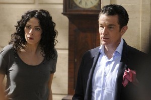 Joanne Kelly and James Marsters in WAREHOUSE 13 - Season 4 - "The Living and the Dead" | ©2013 Syfy/Steve Wilkie