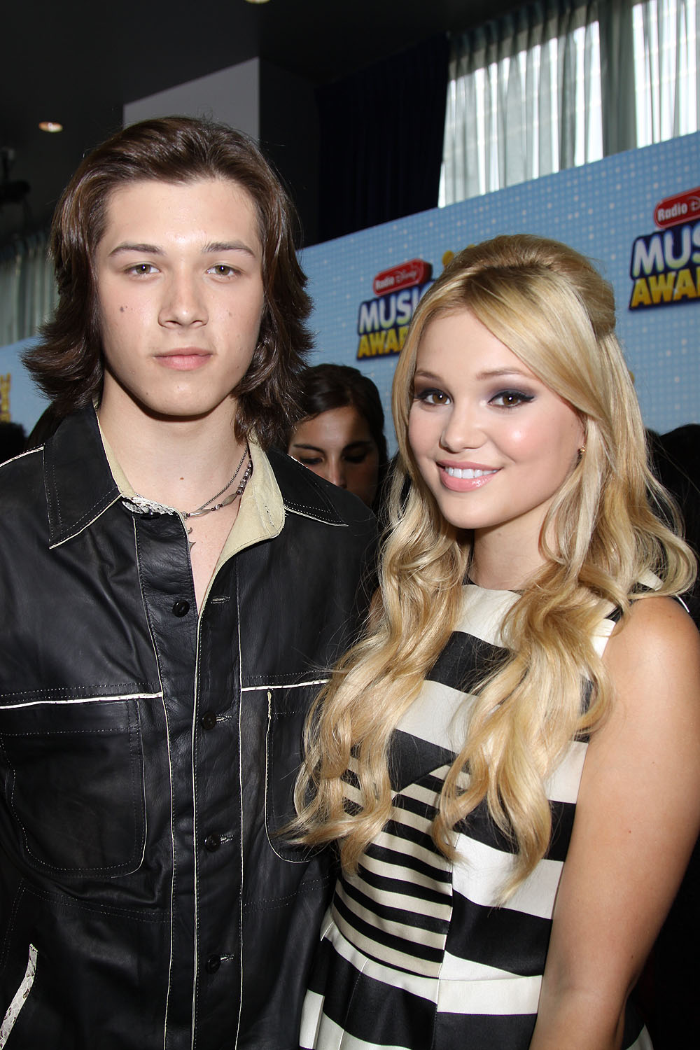 Leo Howard and Olivia Holt at the first annual RADIO ...