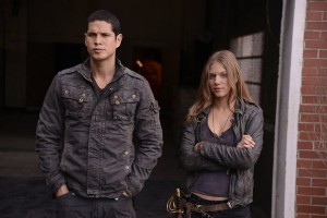 JD Pardo and Tracy Spiridakos in REVOLUTION - Season 1 - 'The Love Boat" | ©2013 NBC/Brownie Harris
