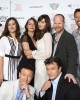 Cast Shot L - R: Clark Gregg, Emma Bates, Amy Acker, Jillian Morgese, Joss Whedon, Alexis Denisof - Front: Josua Zar and Nathan Fillion at the Los Angeles Premiere Screening of MUCH ADO ABOUT NOTHING | ©2013 Sue Schneider