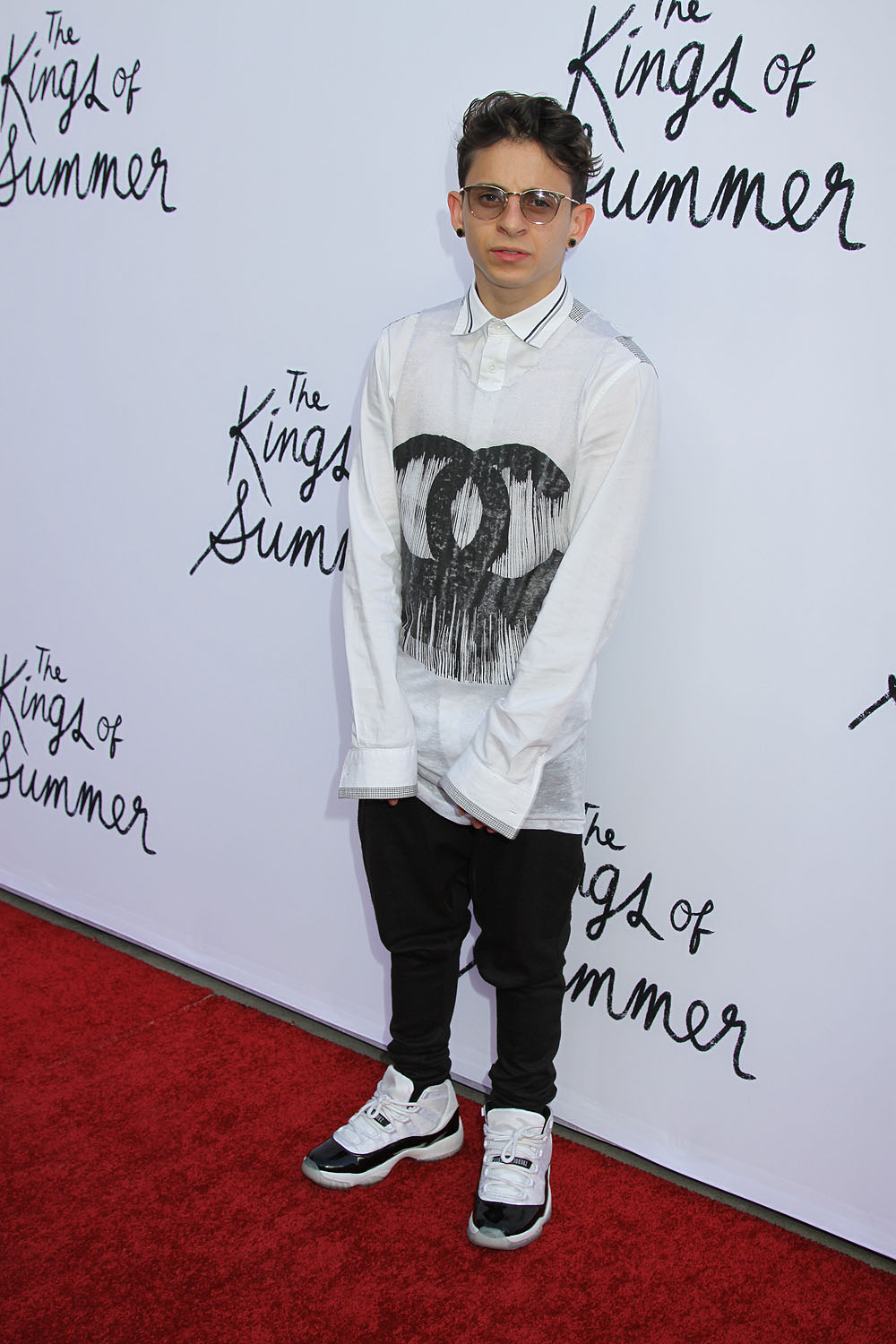 Moises Arias at the Los Angeles special screening of THE KINGS OF SUMMER, M...