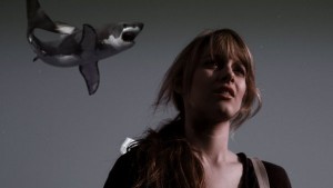 Aubrey Peeples as Claudia in SHARKNADO | ©2013 Syfy Aubrey Peeples as Claudia in SHARKNADO | ©2013 Syfy