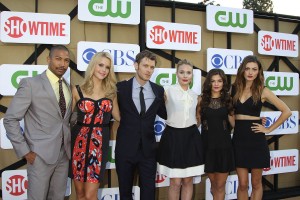 The Originals Cast - Charles Michael Davis, Claire Holt, Joseph Morgan, Leah Pipes, Danielle Campbell and Phoebe Tonkin at the CBS/CW/Showtime Summer 2013 Television Critics Party | ©2013 Sue Schneider