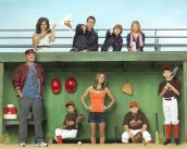 James Caan, Lenora Crichlow, JJ Totah, Ben Koldyke, Maggie Lawson, Cooper Roth, Kennedy Waite, Brandon Salgado, Griffin Gluck in BACK IN THE GAME - Season 1 | ©2013 ABC/Bob D'Amico