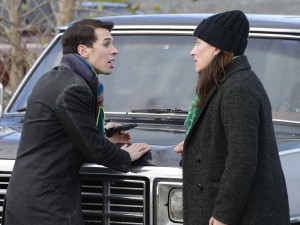 Jordan Gavaris and Tatiana Maslany in ORPHAN BLACK - Season 1 | ©2013 BBC America/Steve Wilkie