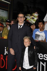 Johnny Knoxville and Jackson Nicoll at the Los Angeles Premiere of JACKASS PRESENTS: BAD GRANDPA | ©2013 Sue Schneider