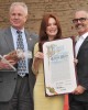Julianna Moore, Mitch O'Farrell ad Tom LaBonge at the 2,507th Star for Julianne Moore on the Hollywood Walk of Fame in Category of Motion Pictures | ©2013 Sue Schneider