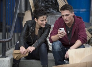 Bex Taor-Klaus and Colton Haynes in ARROW - Season 2 - "Broken Dolls" | © 2013 The CW/Cate Cameron