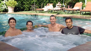 Tony Shalhoub, Jerry O'Connell, Kal Penn and Chris Smith in WE ARE MEN - Season 1 | ©2013 