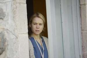 Kristen Hager as Nora Sergeant in BEING HUMAN "Too Far, Fast Forward!" | © 2014 Philippe Bosse/Syfy