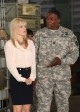 Cody (Keith David) introduced guest star Mircea Monroe on ENLISTED | © 2014 Adam Taylor/FOX