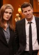Brennan (Emily Deschanel, L) and Booth (David Boreanaz, R) in BONES - Season 9 - "The Turn in the Urn" | ©2014 Fox/Patrick McElhenney