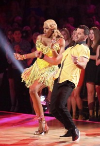 NeNe Leakes and Tony Dovolani in DANCING WITH THE STARS - Season 18 - Week 7 - "Latin Night" | ©2014 ABC/Adam Taylor