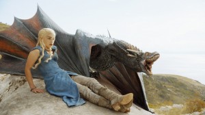 Emilia Clarke as Daenerys Targaryen in GAME OF THRONES "Two Swords" | © 2014 HBO