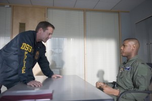 Jack (Kiefer Sutherland) questions a drone pilot in 24: LIVE ANOTHER DAY | © 2014 Daniel Smith/FOX