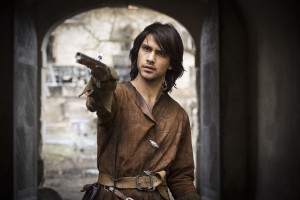 Luke Pasqualino is D'Artagnan in THE MUSKETEERS | ©2014 BBC America/Larry Horricks
