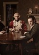 Kevin McNally as Judge Woodhull , Burn Gorman as Major Hewlett and Jamie Bell as Abe Woodhull in TURN - Season 1 | ©2014 AMC/ Frank Ockenfels 3