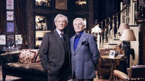 Ian McKellen and Derek Jacobi in VICIOUS artwork | ©2014 BBC / PBS