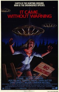 IT CAME WITHOUT WARNING movie poster | ©1980 Filmways Pictures