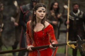 Jenna Coleman is Clara in DOCTOR WHO - Series 8 - "Robot of Sherwood" | ©2014 BBC/BBC Worldwide/Adrian Rogers