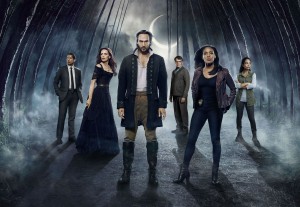 Orlando Jones, Katia Winter, Tom Mison, John Noble, Nicole Beharie and Lyndie Greenwood in SLEEPY HOLLOW - Season 2 - "The Kindred" | ©2014/James Dimmock