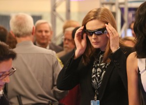 Brennan (Emily Deschanel) attends a forensic science convention where a body is found in BONES "The Corpse at the Convention" | © 2014 Patrick McElhenney/FOX