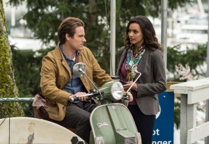 Kevin Zegers and Jessica Lucas in GRACEPOINT - Season 1 | ©2014 Fox/Ed Araquel