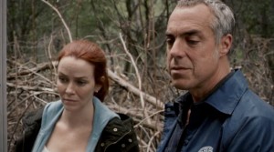 Annie Wersching stars as Julia Brasher and Titus Welliver stars as Bosch in BOSCH | © 2015 Amazon Studios