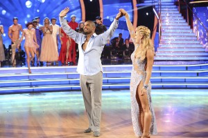 Michael Sam and Peta Murgatroyd in DANCING WITH THE STARS - Season 20 - Week 4 | ©2015 ABC/Adam Taylor