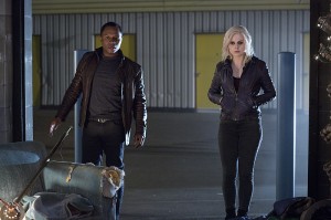 Malcolm Goodwin and Rose McIver in iZOMBIE - Season 1 - "Dead Rat" | ©2015 The CW/Liane Hentscher