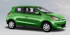 The 2015 Mitsubishi Mirage ES | ©2015 Mitsubishi The 2015 Mitsubishi Mirage ES | ©2015 Mitsubishi