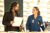 Tom Mison and Emily Deschanel in the BONES / SLEEPY HOLLOW crossover event | ©2015 Fox/Patrick McElhenney