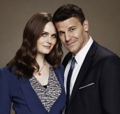 Emily Deschanel and David Boreanaz in BONES - Season 11 | © 2015 Fox/Brian Bowen Smith